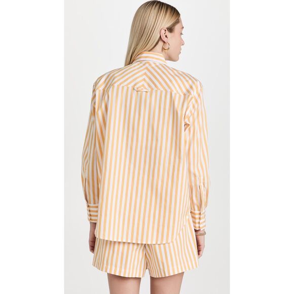 AYR Deep End Buttondown Shirt Size M Yellow Stripe $145.00 - Picture 5 of 12